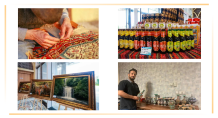 RCEP博覽會國家館介紹 伊朗國家館運(yùn)營商與紡織品購銷商人默罕默德